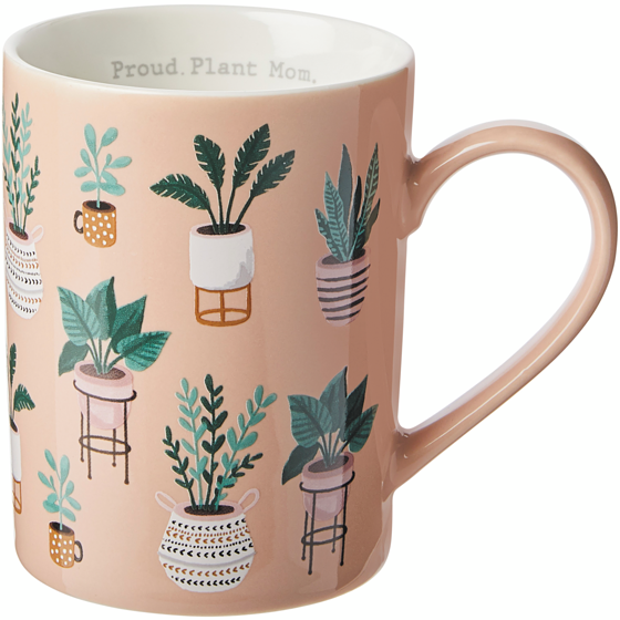 Life at Home Cylinder Mug -Plants 1 ea, $6.00/1ea