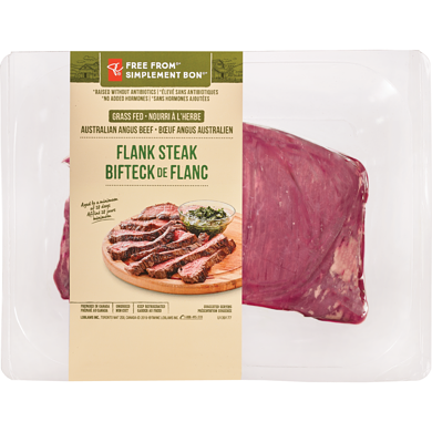 President's Choice Free From Flank Steak $41.87/1kg $19.00/1lb