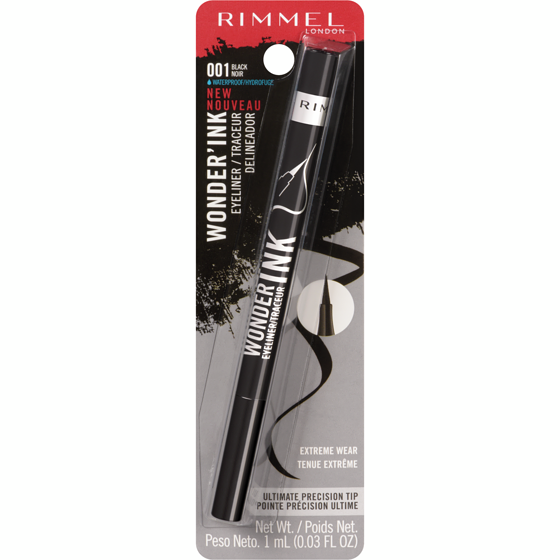 Rimmel London Eyeliner 001 Black 1 ml, $999.00/100ml