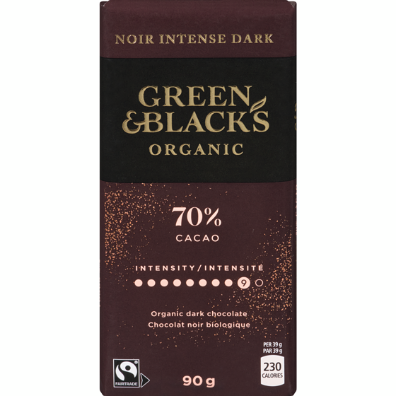 Green & Blacks Dark Chocolate 90 g, $7.77/100g