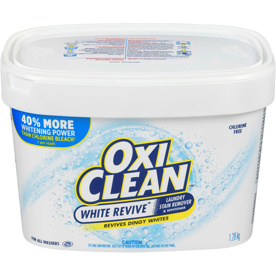 OxiClean Détachant à lessive Ravive BlancMC en poudre 1.28 kg, 1,17 $/100g
