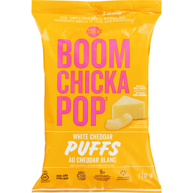 Angie's White Cheddar Puffs     170 g, $2.94/100g