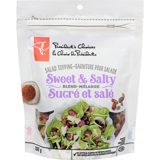 President's Choice Sweet & Salty Blend Salad Topping 100 g, $4.79/100g
