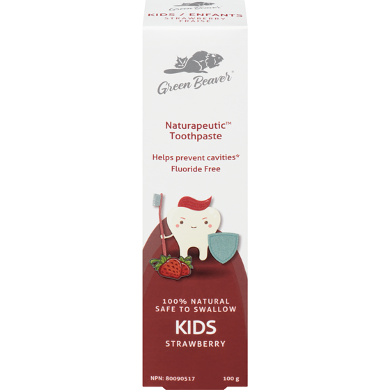 Green Beaver Toothpaste Kids, Strawberry 100 g, $9.99/100g