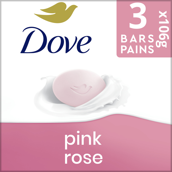 Dove Beauty Bar Moisturizing for Gentle Soft Skin Care Pink 318 g, $2.36/100g