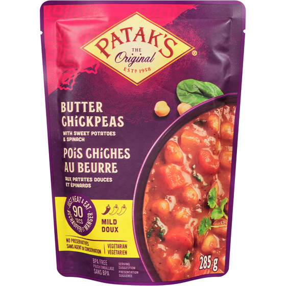 Pataks Butter Chickpeas Ready to Eat 285 ml