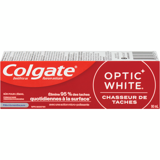 Colgate Dentifrice blanchissant optic white stain fighter au gel paquet de 90 ml, 6,10 $/100ml