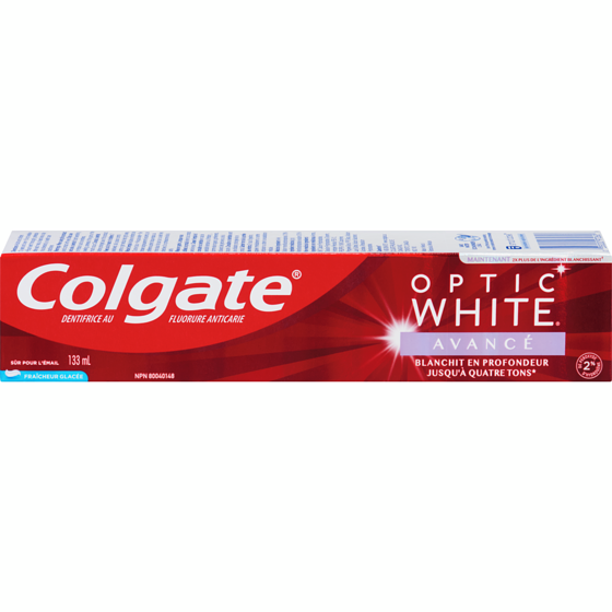 Colgate Optic white advanced au peroxyde d'hydrogène 133 ml, 6,01 $/100ml