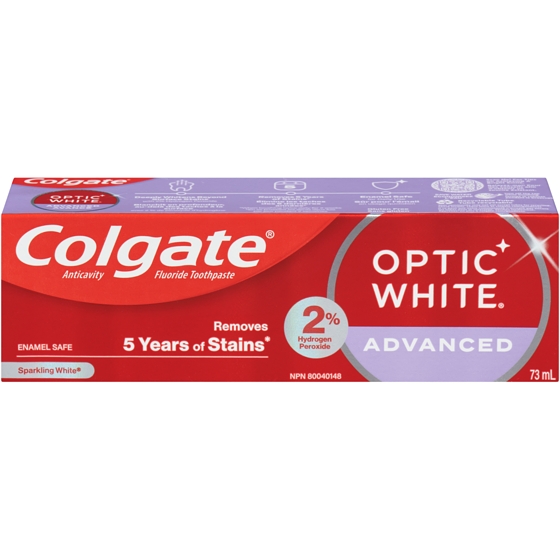 Colgate Optic White Advanced Hydrogen Peroxide Toothpaste 73 ml, $6.85/100ml