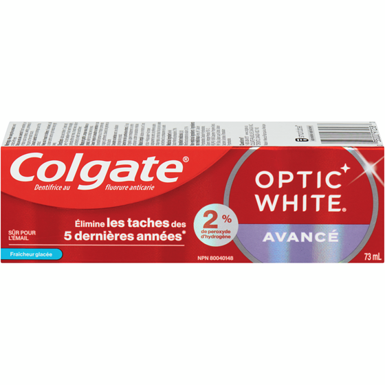 Colgate Optic white advanced au peroxyde d'hydrogène 73 ml, 10,95 $/100ml