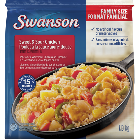 Swanson Skillet Chicken 1.19 kg, $1.09/100g
