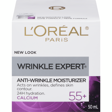 L'Oreal Paris Wrinkle Expert 55+ Cream 50 ml, $29.58/100ml