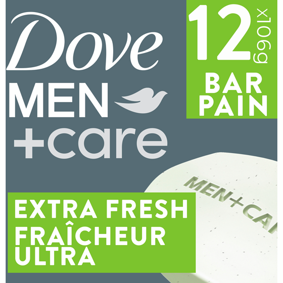 Dove Pain Nettoyant Mains, Corps, Visage et Rasage Extra Fresh 1274 g, 1,73 $/100g