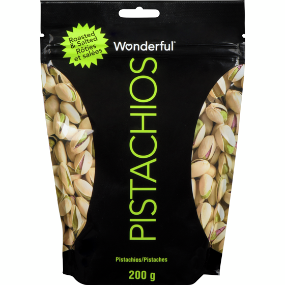 Wonderful Rôties Et Salées Pistaches 200 g, 4,00 $/100g