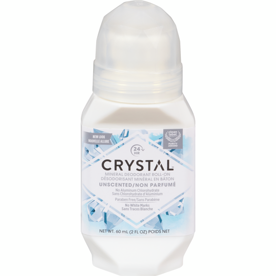 Crystal Mineral Deodorant Roll-On Unscented  50 ml, $11.98/100ml