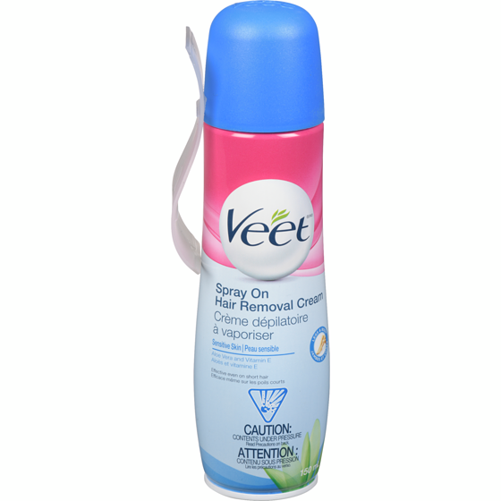 Veet Spray On Hair Removal Cream Sensitive Skin 150 ml, $8.66/100ml