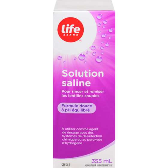 Life Solution Saline 1 ea, 5,00 $/1ch