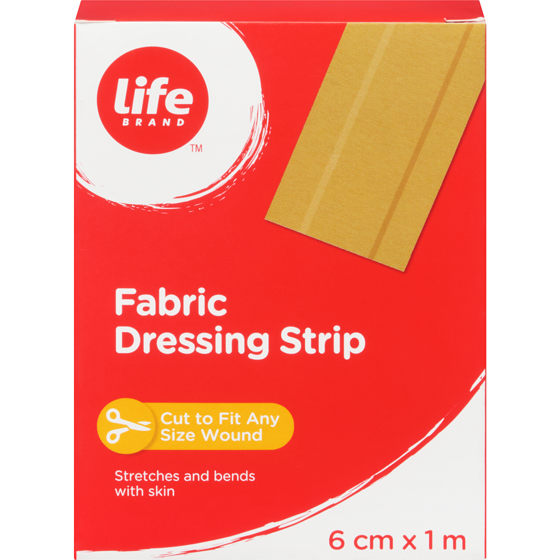Life Brand Fabric Dressing Strip, 6 Cm X 1M, 1 Ea 1 ea, $4.29/1ea