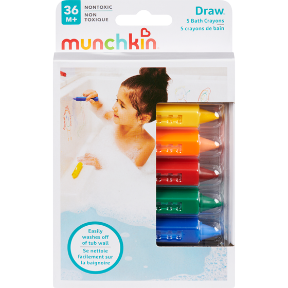 Munchkin Draw™ 5 Bath Crayons 1 ea, $9.99/1ea