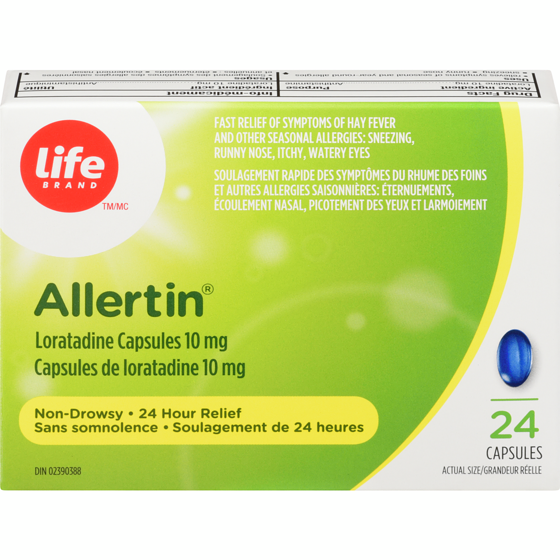 Life Brand Allertin Soft Gel 24'S 24 ea, $0.86/1ea