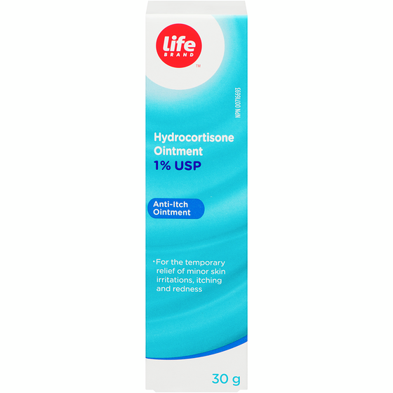 Life Brand Hydrocortisone Oint 1% 30 g, $36.63/100g