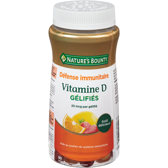 Nature’s Bounty Gélifiés de vitamine D3, aident la fonction immunitaire 90 ea, 0,12 $/1ch