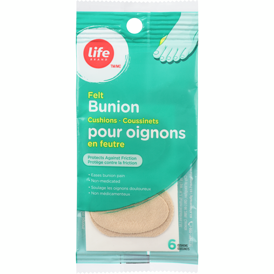 Life Coussinets pour oignons en feutre, 6 coussinets 6 ea, 0,80 $/1ch