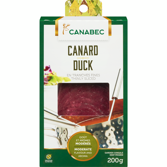 Gibiers Canabec Gbcn Canard Fondue Chinoise 200 g, 7,00 $/100g