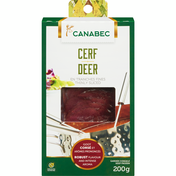 Gibiers Canabec Gbcn Cerf Fondue Chinoise 200 g, 8,00 $/100g