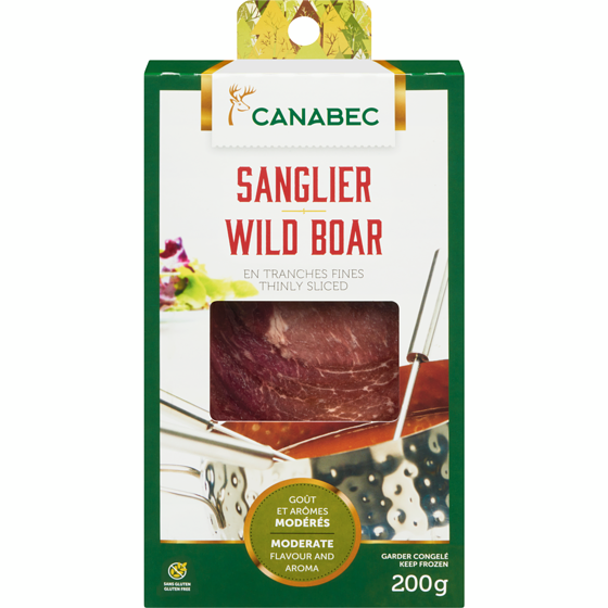 Gibiers Canabec Gbcn Sanglier Fondue Chinoise 200 g, 9,00 $/100g