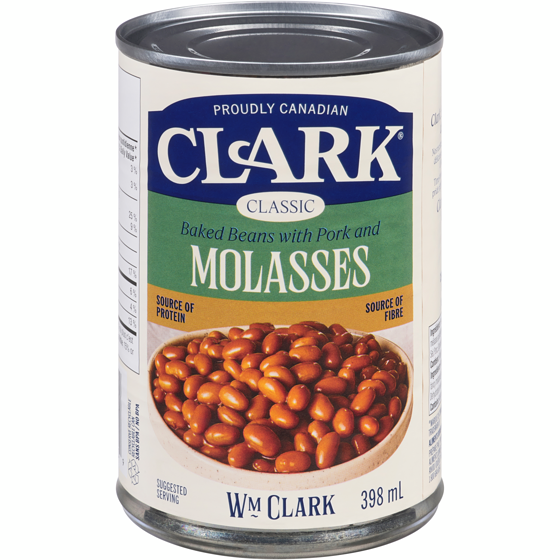 Clark Beans with Pork and Molasses 398 ml, $0.50/100ml