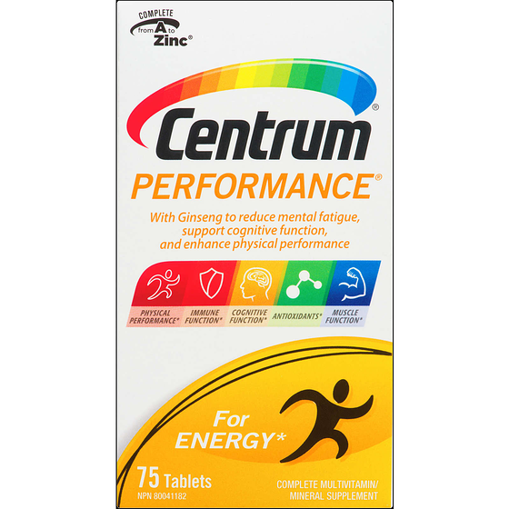 Centrum Performance Tablets, 75 Count 75 ea, $0.32/1ea