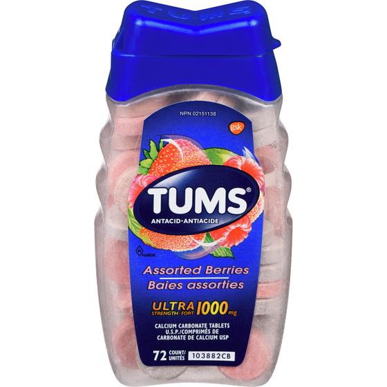 Tums TUMS US BAIES ASSORTIES 72 ea, 0,08 $/1ch