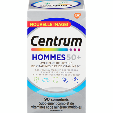 Centrum Centrum pour hommes 50+ 90 ea, 0,22 $/1ch