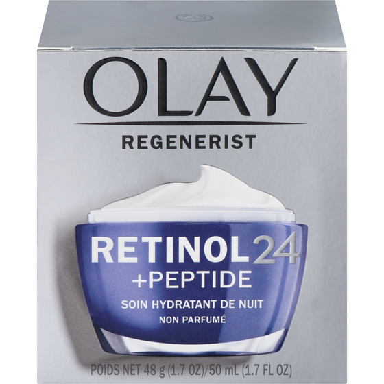 Olay Hydratant de nuit Regenerist Retinol 24  50 ml, 90,60 $/100g
