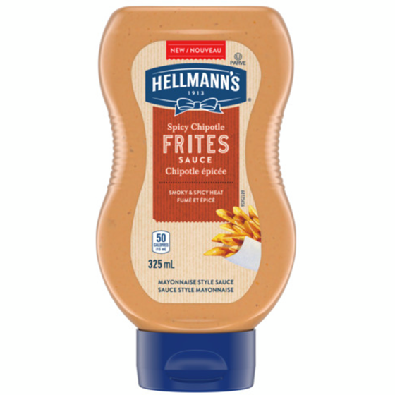 Hellmann's Frites Sauce for fries Spicy Chipotle, gluten free 325 ml, $1.84/100ml