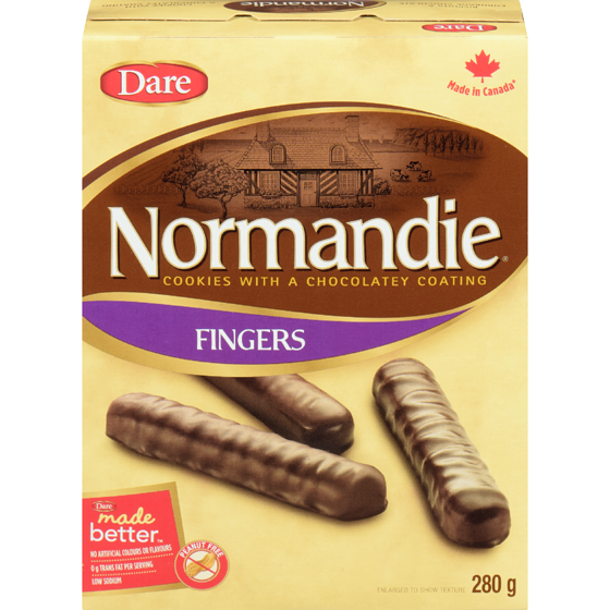 Dare Normandie Chocolate Fingers Cookies 280 g, $0.89/100g