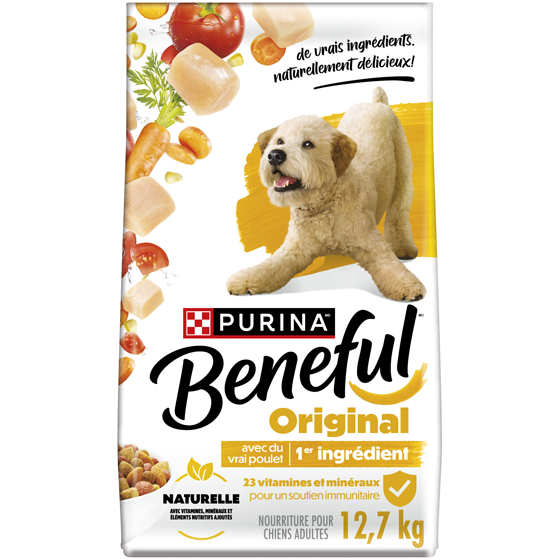 Purina Beneful originales nourriture sèche pour chien vrai poulet 12.7 kg, 0,38 $/100g