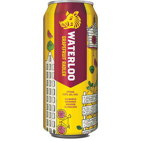 Waterloo Grapefruit Radler (ID required at pick-up) 473 ml, $0.83/100ml