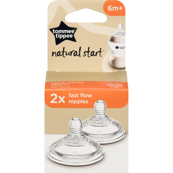 Tommee Tippee Tomtee Tetines A Debit Rapide 2 ea, 4,50 $/1ch