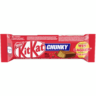 Nestlé Kitkat Chunky Milk 24x49.0 g, $2.85/100g