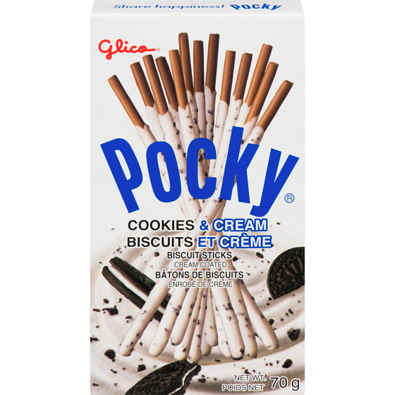 Glico Pocky Cookies & Cream Biscuit Sticks 70 g, $4.27/100g