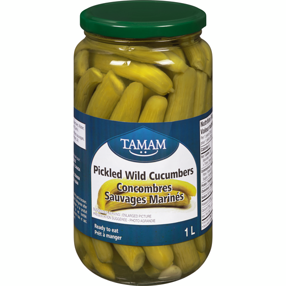 Tamam Pickled Wild Cucumbers 1 kg, $0.58/100g
