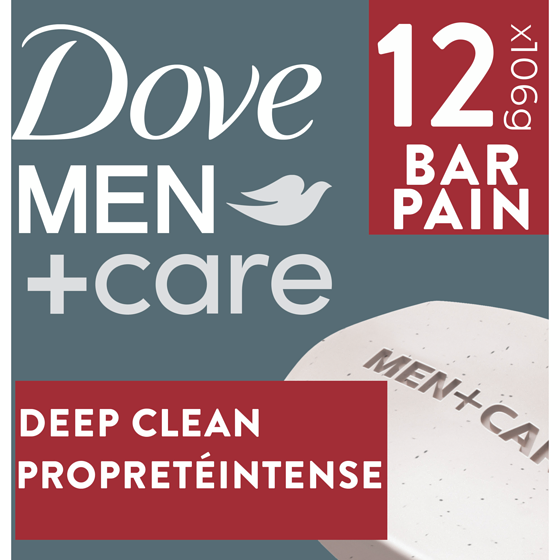 Dove Hand & Body + Face + Exfoliation Bar Soap Deep Clean  1274 g, $1.41/100g