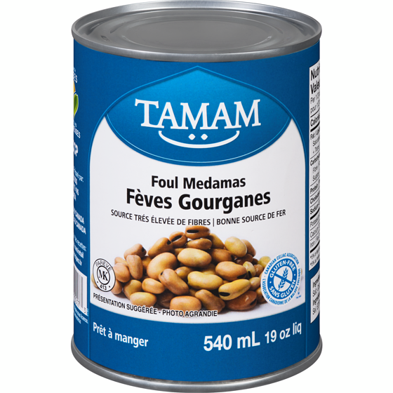 Tamam Fèves gourganes Foul Medamas 540 ml, 0,37 $/100ml