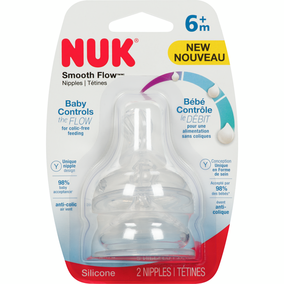 Nuk Smooth Flow Control 2 ea, $3.15/1ea
