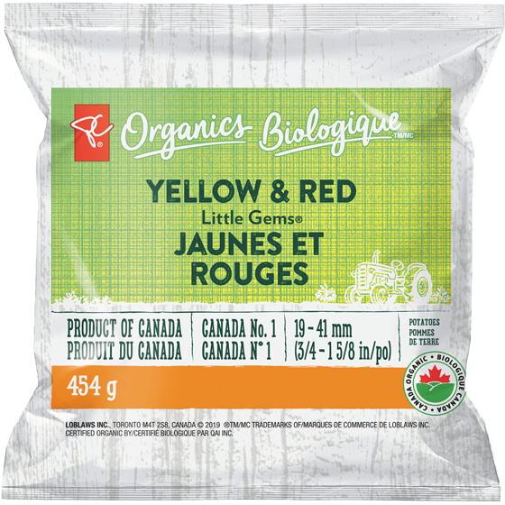 PC Biologique Melange Mini Patates 454 g, 1,10 $/100g