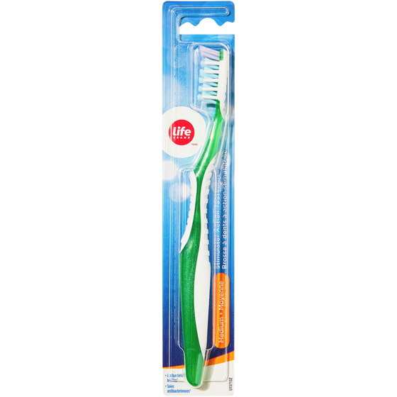 Life Brosse à dents à action stimulante, moyenne 1 ea, 5,49 $/1ch
