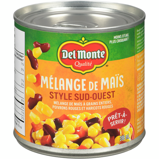Del Monte Mélange de maïs à la mode du Sud-Ouest 398 ml, 0,88 $/100ml