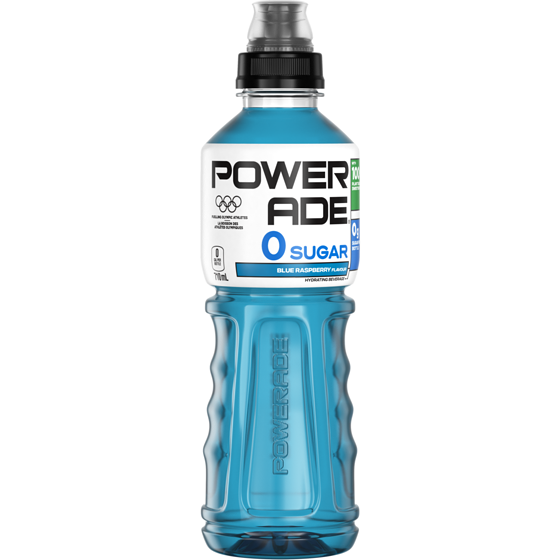 Powerade Zero Sugar Sports Drink Blue Raspberry Bottle 710 ml, $0.21/100ml